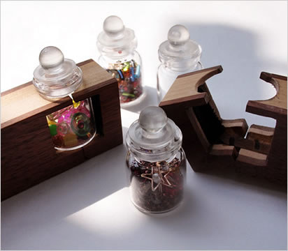 ウォルナットの万華鏡